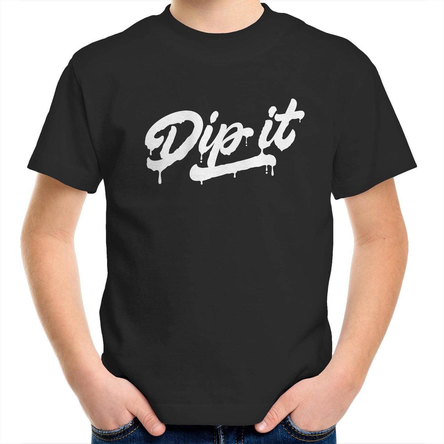 Kids DIP IT Tee Black